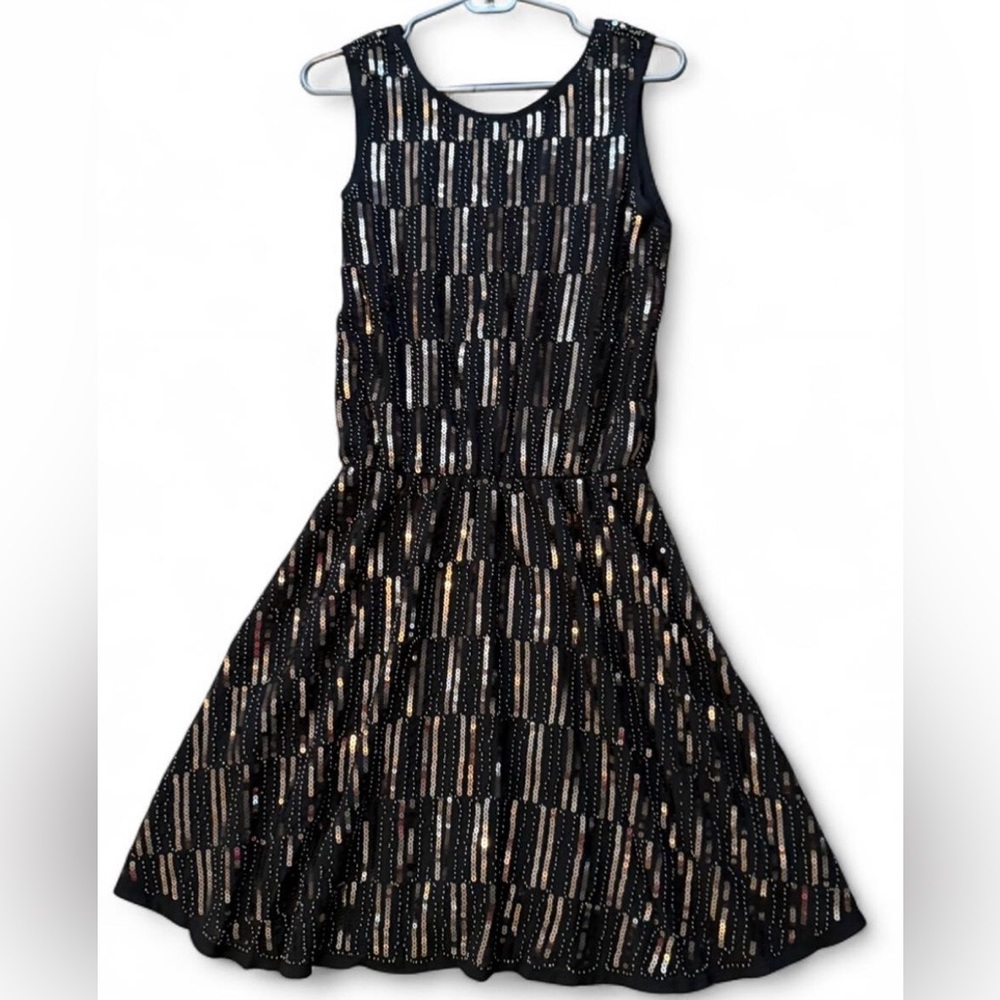 Anna-Kaci Black Sequin Party Cocktail Dress size S